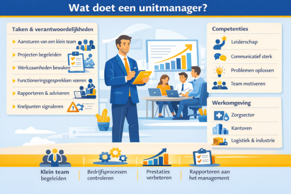 Wat doet een unitmanager